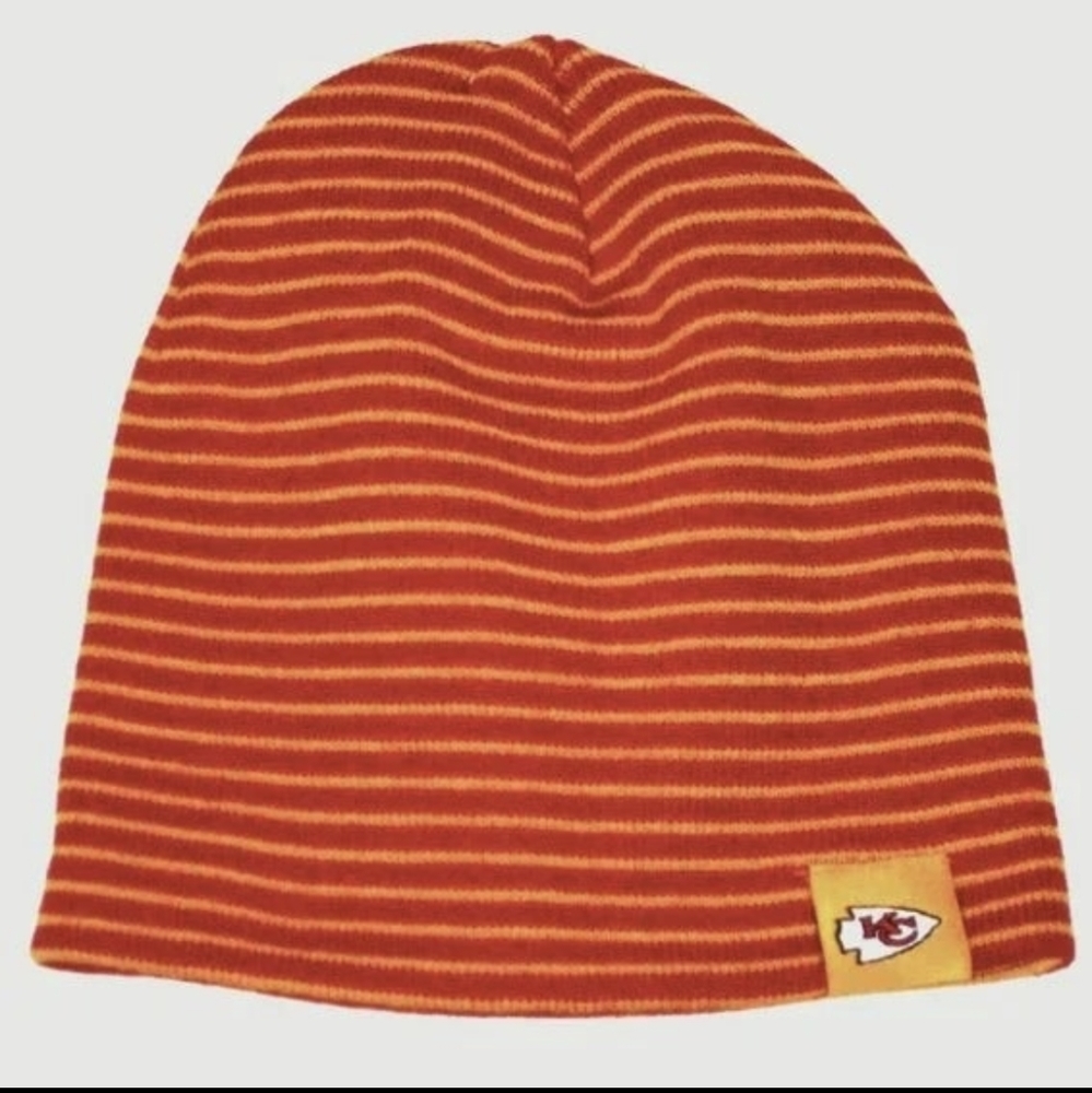 Kansas City Chiefs Cuffless Multi Stripes Beanie